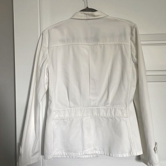 Ralph Lauren Jeans Company White Cotton Blazer - Picture 4 of 4
